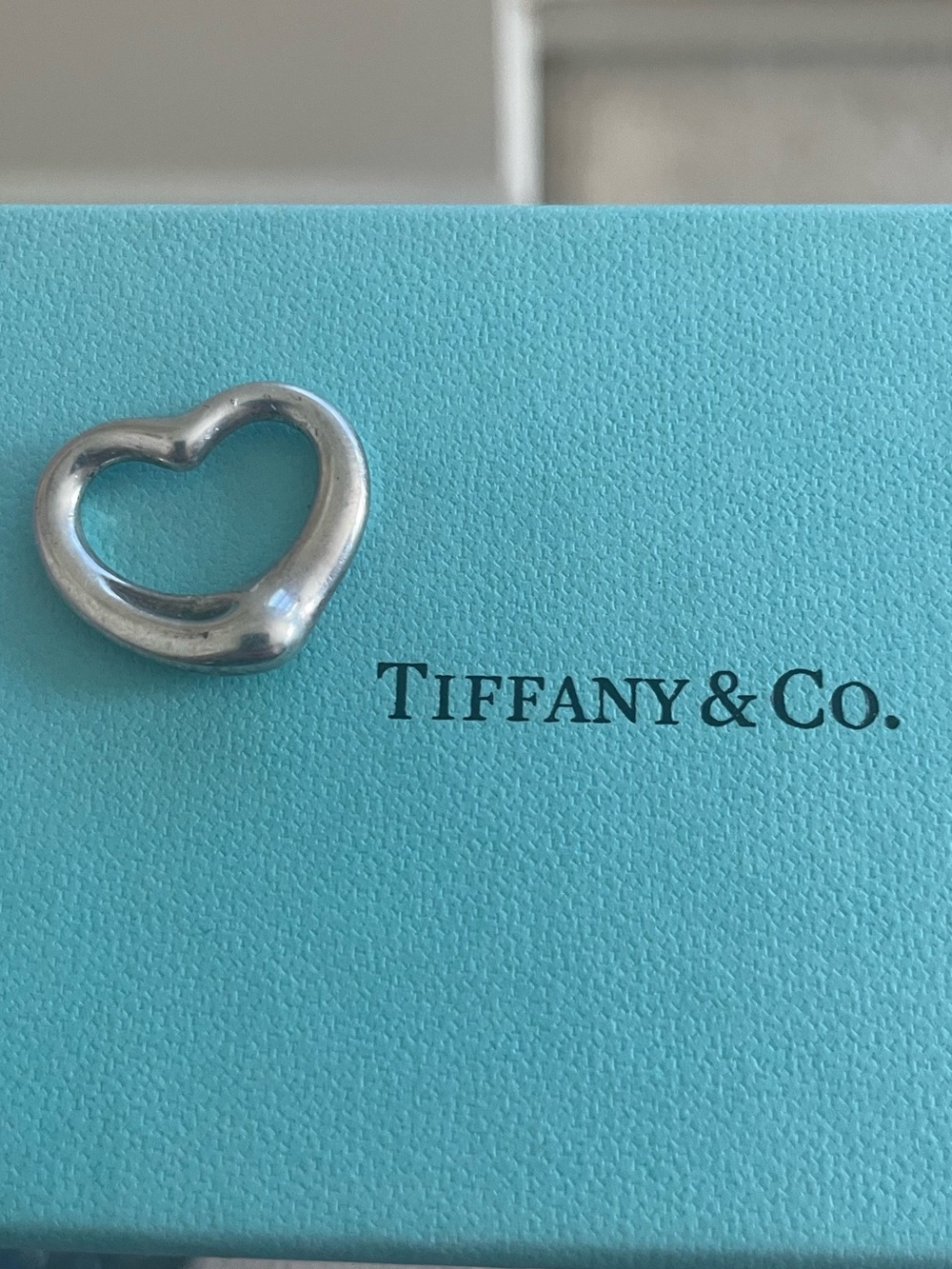 Tiffany heart pendant